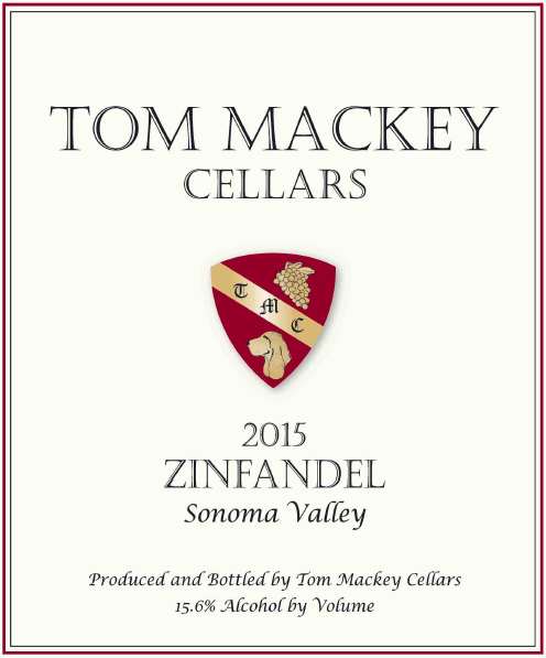 2015 Tom Mackey Cellars Zinfandel