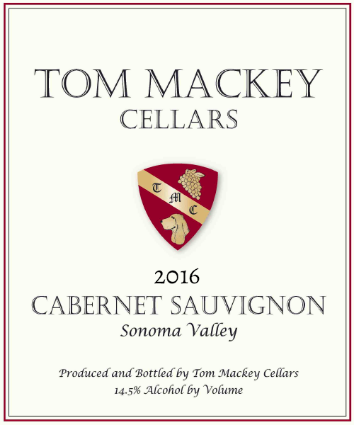 2016 Tom Mackey Cellars Cabernet Sauvignon
